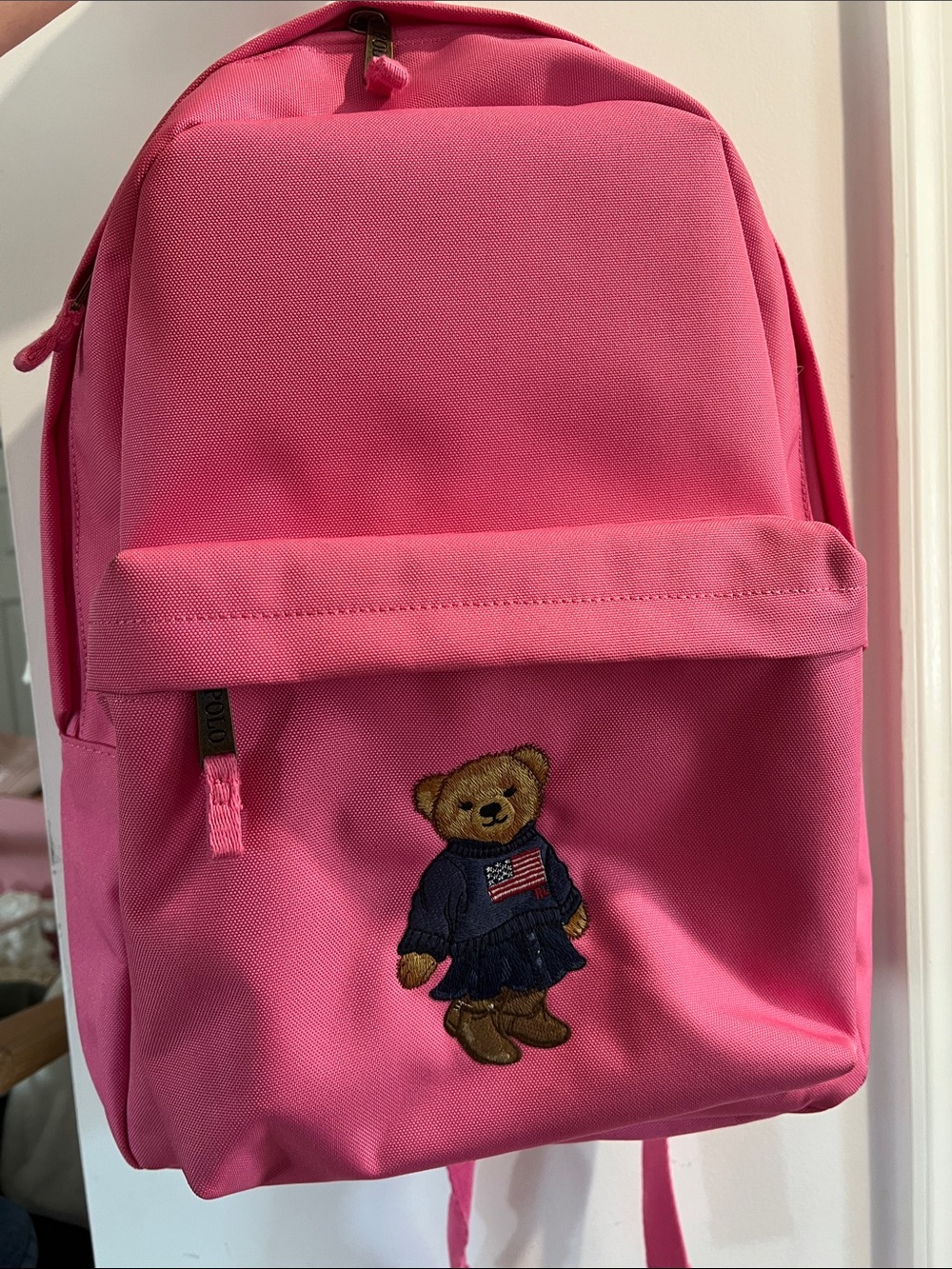 Ralph Lauren Pink polo bear  Backpack - Picture 6 of 11